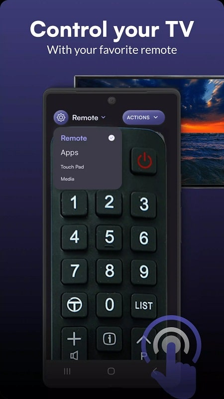Remote control for TCL TVs APK - screenshot 2