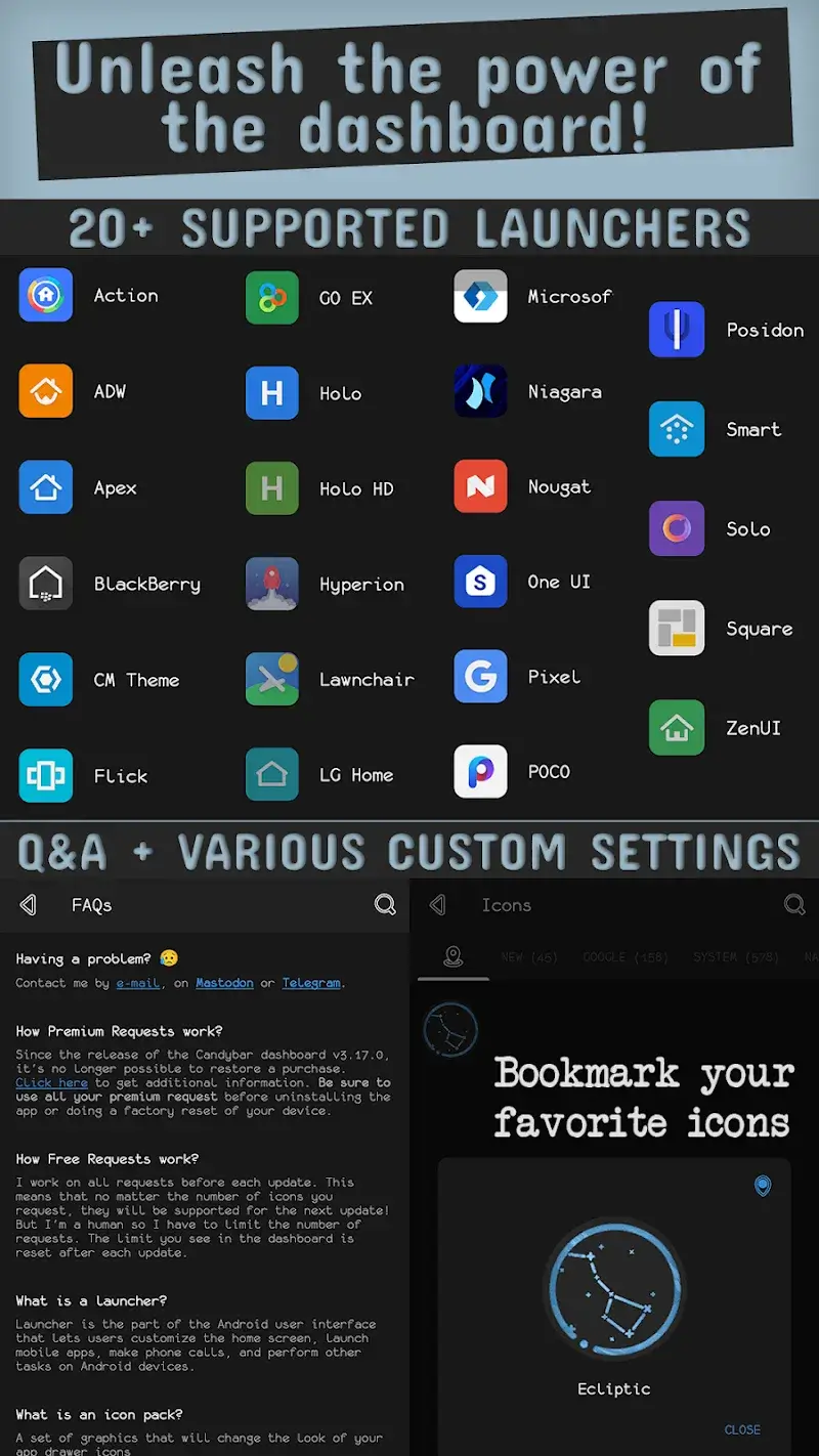 Azulox Icon Pack – Dark mode - screenshot 6