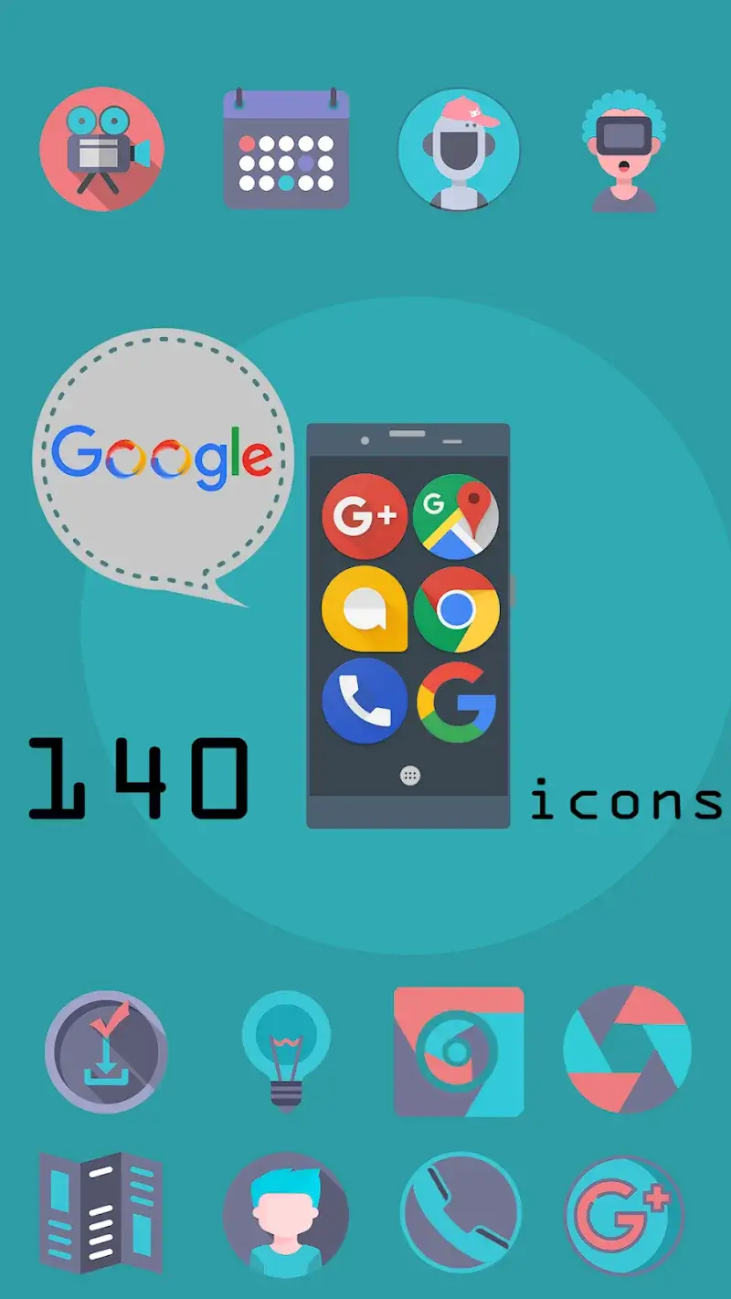 Sinfonia Icon Pack Pure design v228.0 APK (Full Version) - screenshot 2