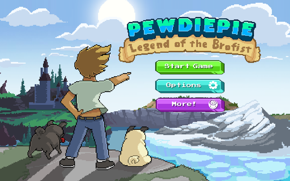 PewDiePie: Legend of Brofist - screenshot 1