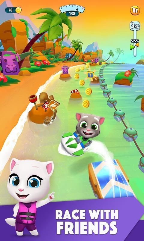 Talking Tom Jetski 2 - screenshot 1