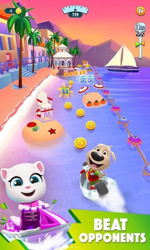 Talking Tom Jetski 2 - screenshot 2