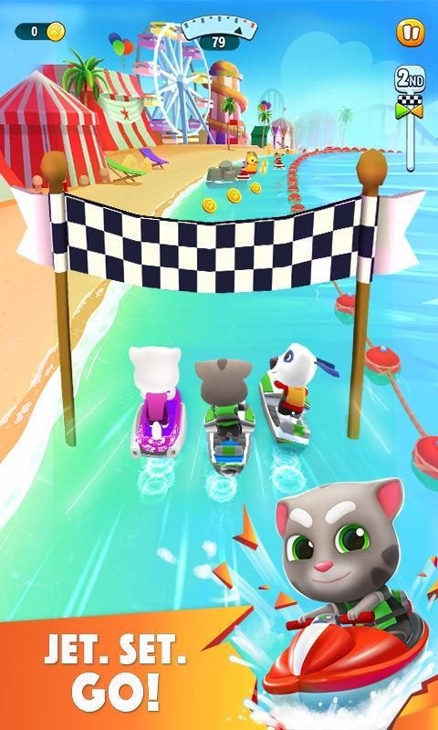 Talking Tom Jetski 2 - screenshot 4