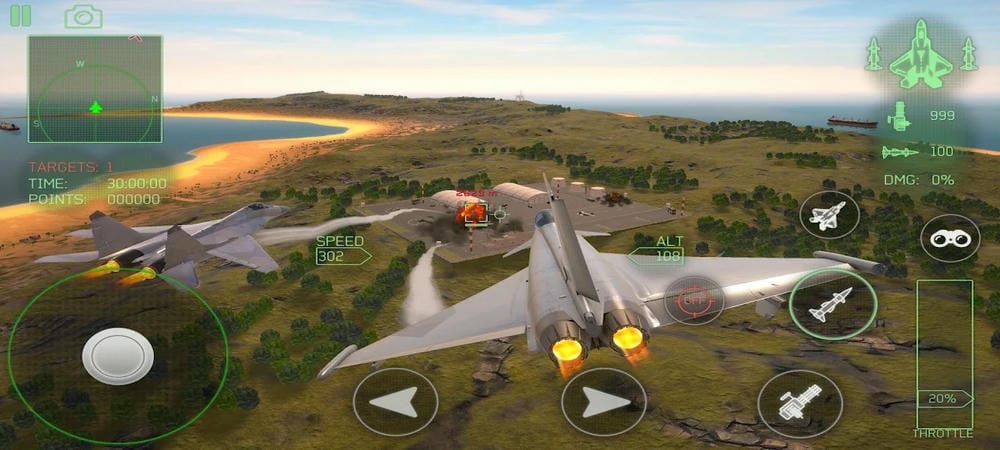 Fighter Jet Combat Warzone APK - screenshot 1