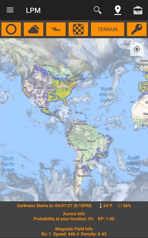Light Pollution Map APK - screenshot 3