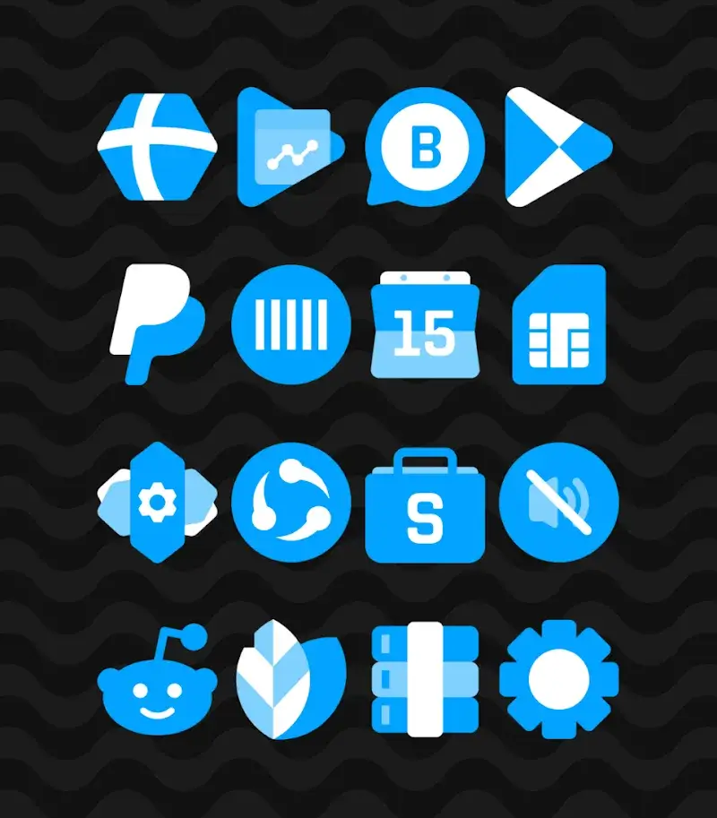 Blue - Icon Pack - screenshot 4
