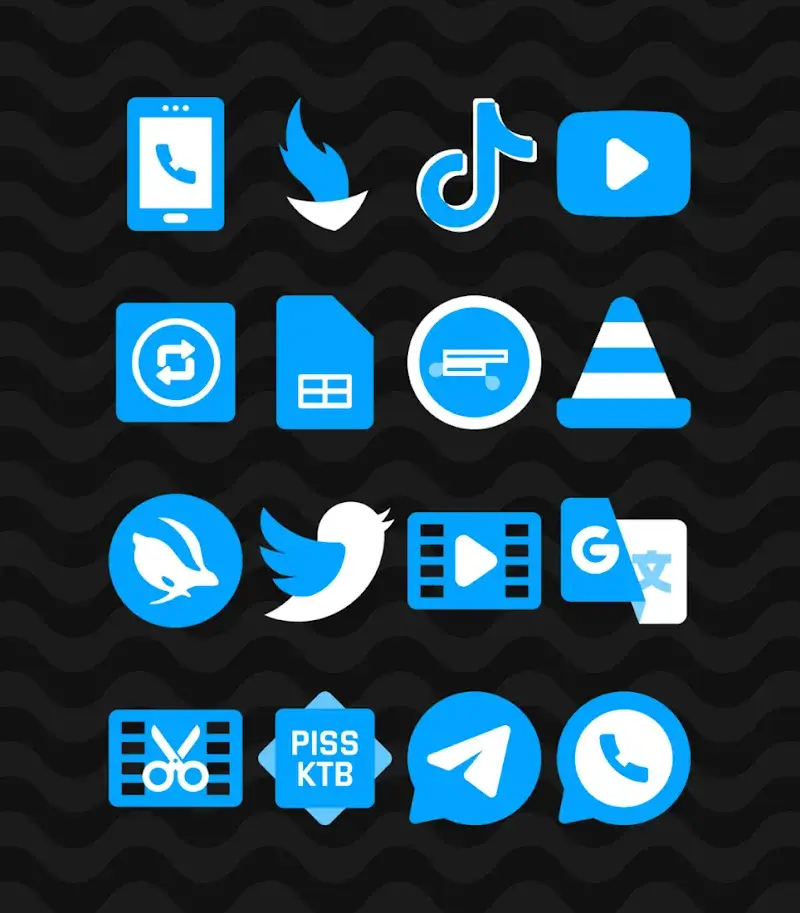 Blue - Icon Pack - screenshot 5