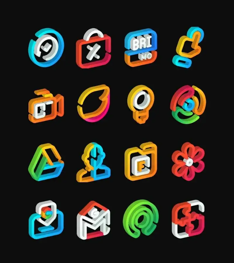 LineS 3D - Icon Pack - screenshot 6