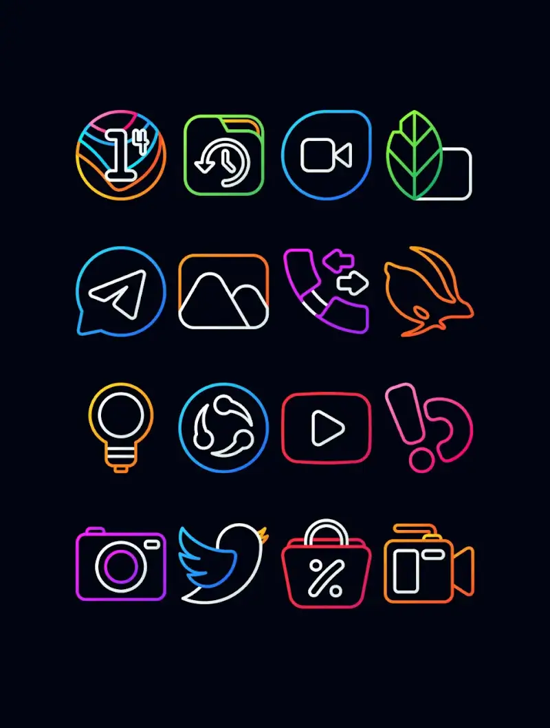 Nambula - Lines Icon Pack - screenshot 4