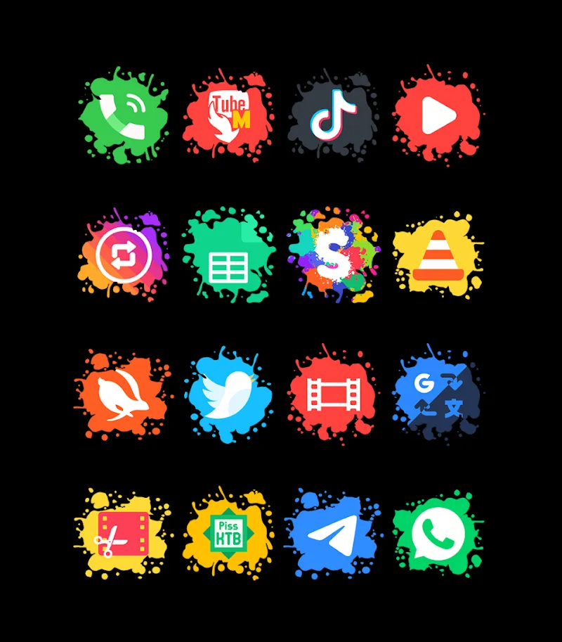Splatter - Icon Pack - screenshot 1