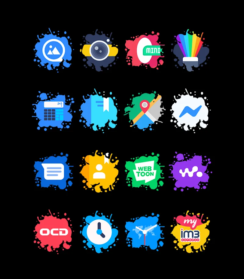 Splatter - Icon Pack - screenshot 3