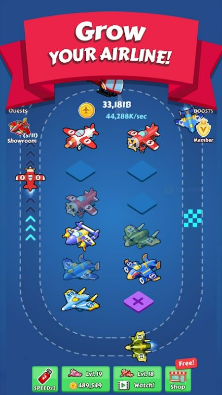 Merge Planes Empire APK - screenshot 2