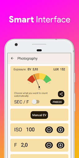 Lux Light Meter Photometer PRO - screenshot 4