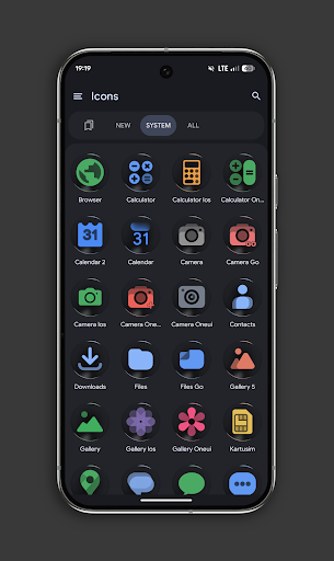 Glassy Colors Icons - screenshot 3