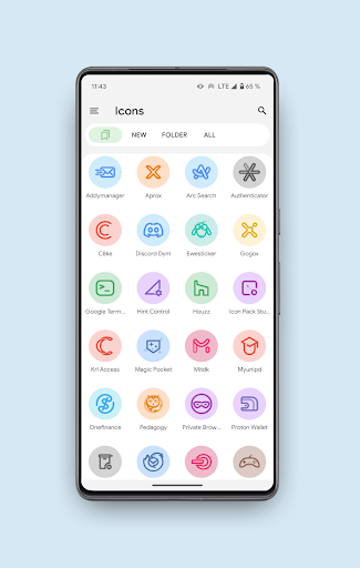 Pix Material Colors Icon Pack - screenshot 3