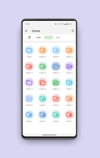 Pix Material Colors Icon Pack - screenshot 4