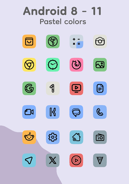 Pix Material You Icons - screenshot 4