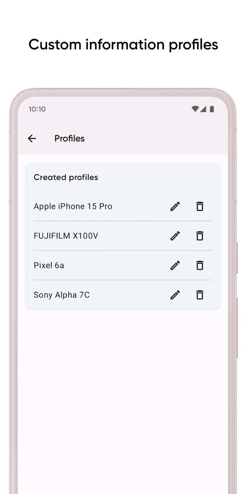 Graphie - EXIF management - screenshot 6