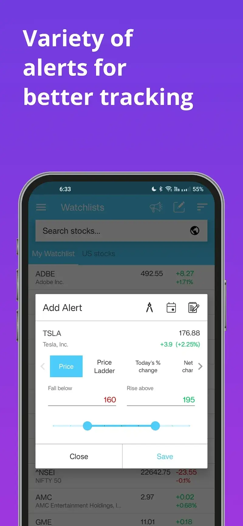 Stock Alerts BG - screenshot 3