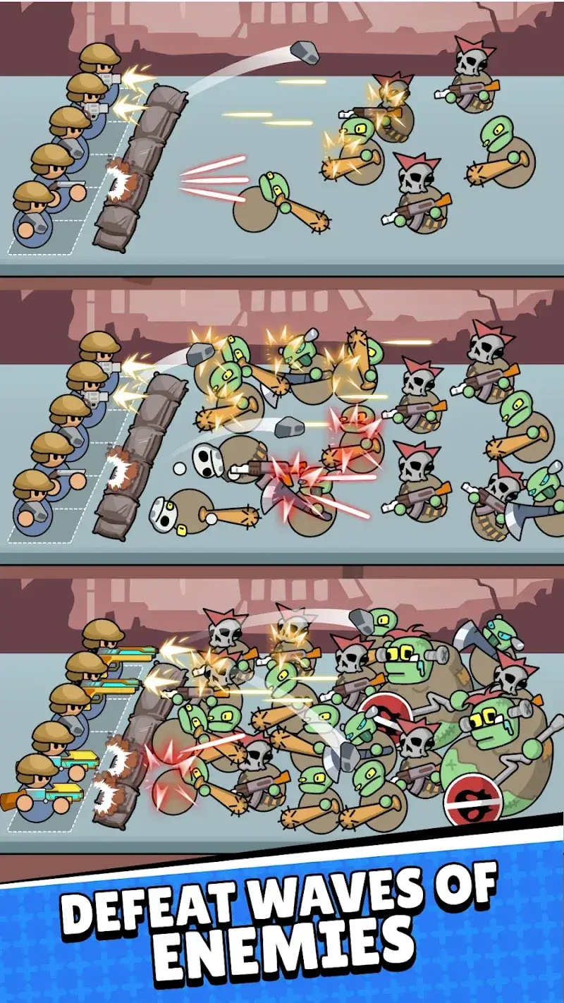 Zombie Jam Idle Fight - screenshot 1
