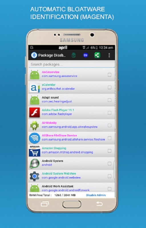 Package Disabler Pro APK - screenshot 2