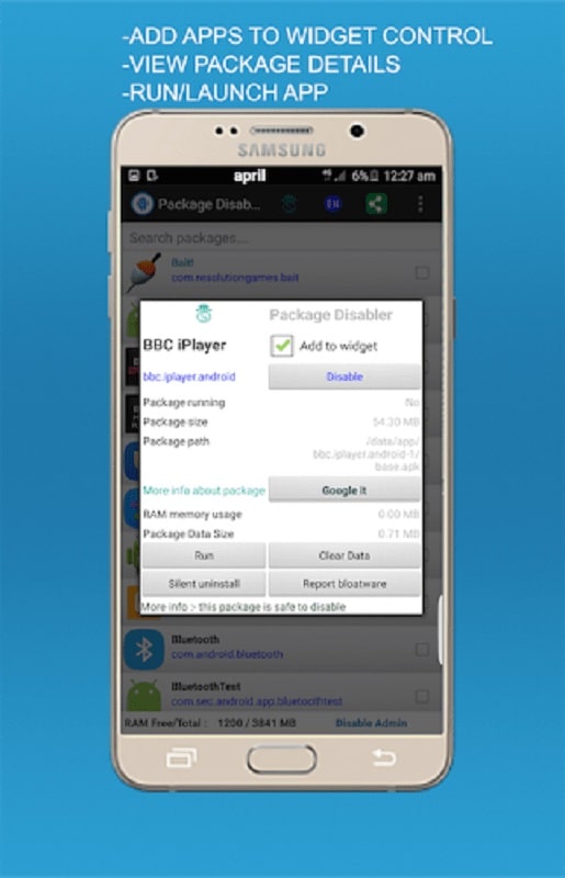 Package Disabler Pro APK - screenshot 4