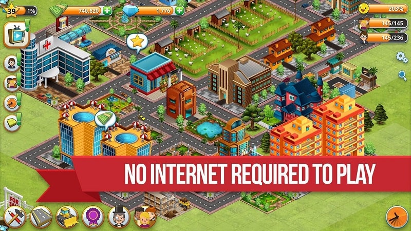 Village Island City Simulation APK - screenshot 1