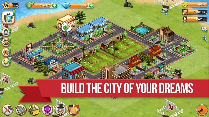 Village Island City Simulation APK - screenshot 3