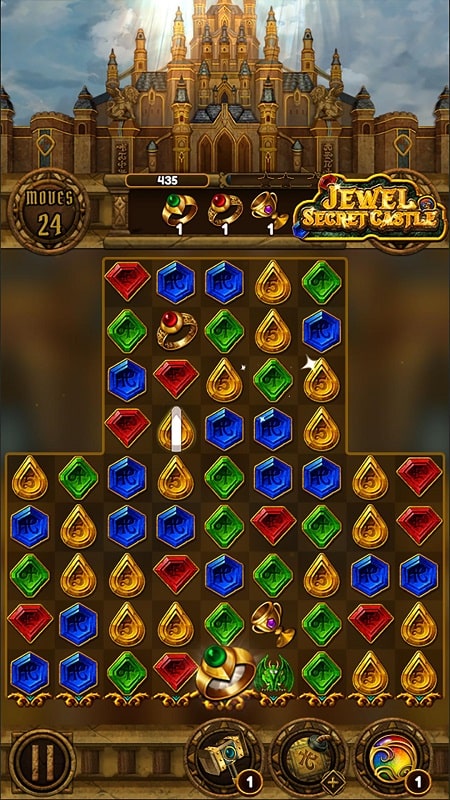 Jewel Secret Castle Match 3 APK - screenshot 2