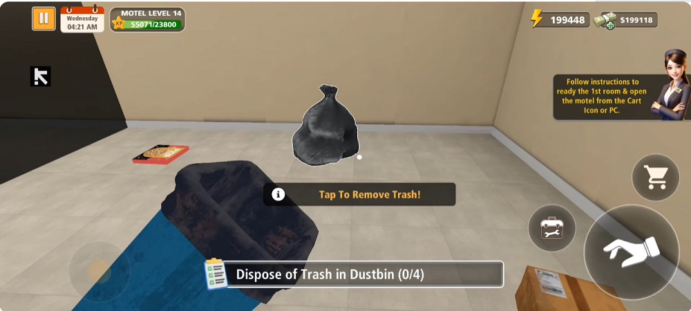 Supermarket &amp; Motel Simulator APK - screenshot 2