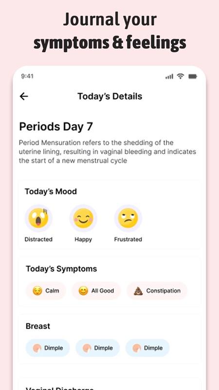 Period Tracker Ovulation Cycle APK - screenshot 3