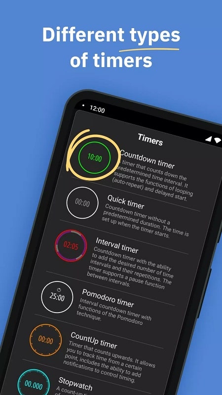 MultiTimer Multiple timers APK - screenshot 5
