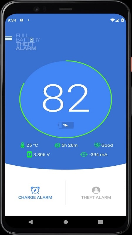 Full Battery & Theft Alarm APK - screenshot 2