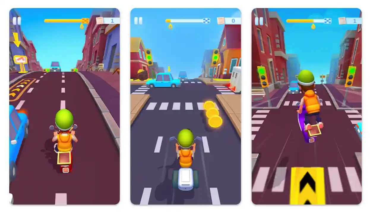 Paper Boy Race - screenshot 1