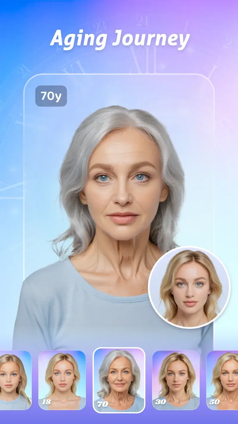 AgeCam Face Age Changer App - screenshot 1