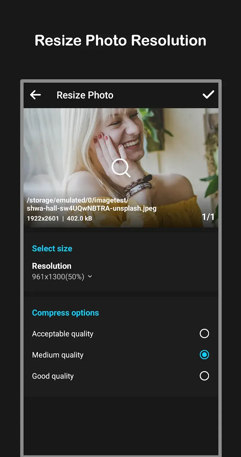 Photo and Picture Resizer - screenshot 5