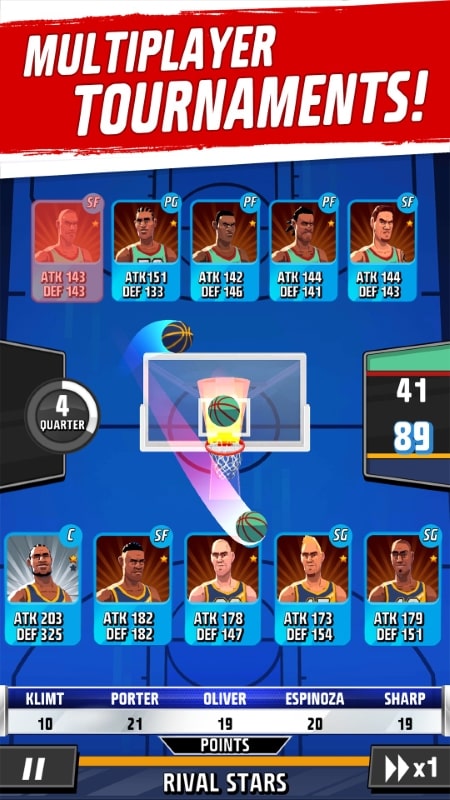 Rival Stars Basketball APK - screenshot 3