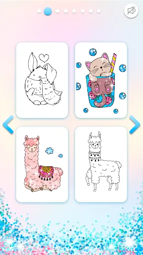 Kawaii Coloring Book Glitter APK 1.4.6 [Full Game] for Android - screenshot 4