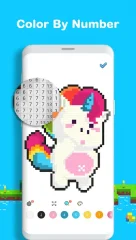 Voxel - 3D Color by Number & Pixel Coloring Book - screenshot 2