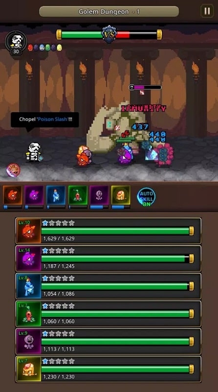 Grow Mergemon Masters-Idle Rpg APK - screenshot 3
