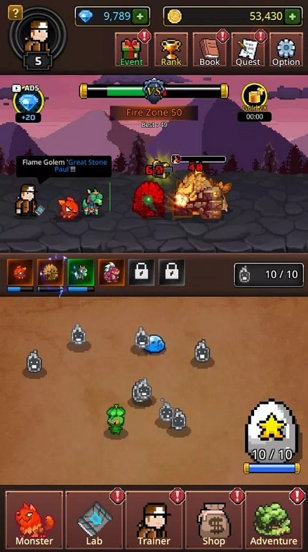 Grow Mergemon Masters-Idle Rpg APK - screenshot 4