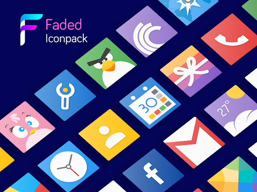 Faded Icon Pack - screenshot 1