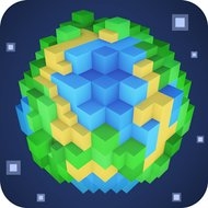 Planet of Cubes - Blocks Craft MOD APK icon