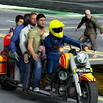 Bus Bike parking & Driving Dead Zombies Rescue 3D MOD APK icon