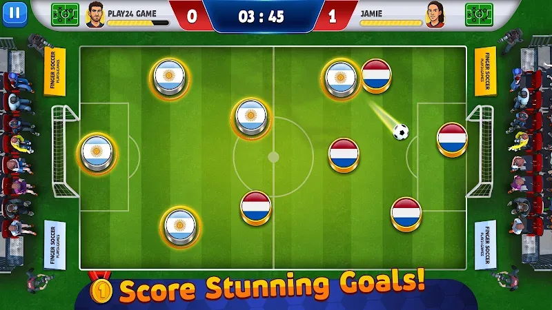 Finger Soccer Flick Football - screenshot 1