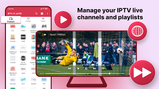 IPTV PLAYER - screenshot 1