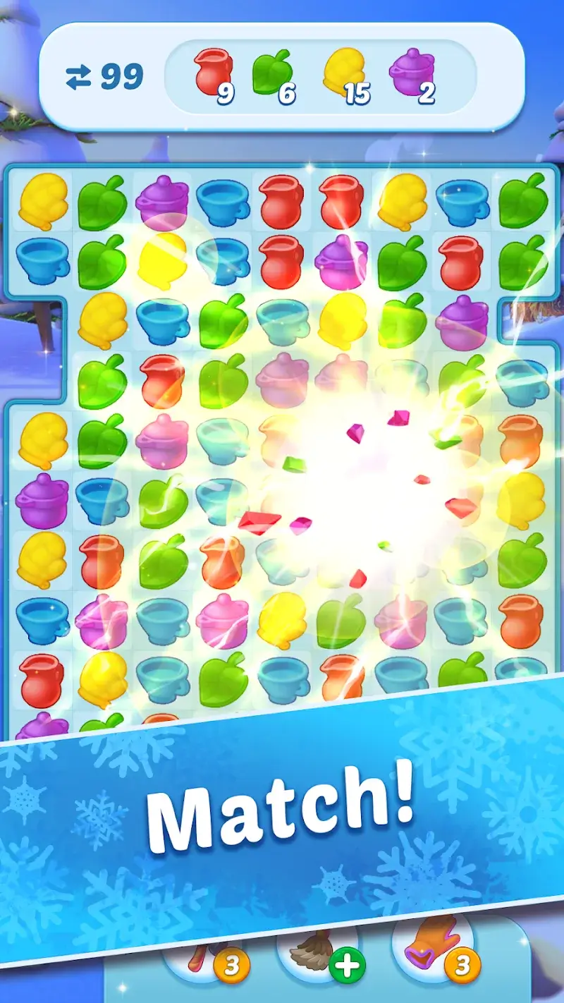 Coldscapes My Match-3 Family - screenshot 4