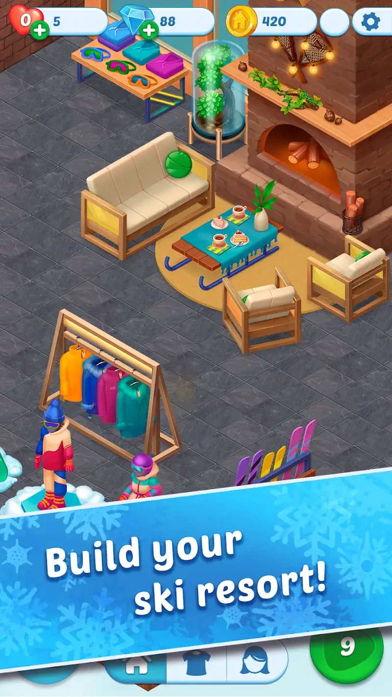 Coldscapes My Match-3 Family - screenshot 5