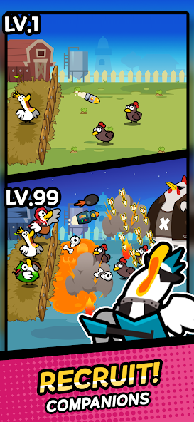 Duck vs Chicken : Idle Defense - screenshot 8