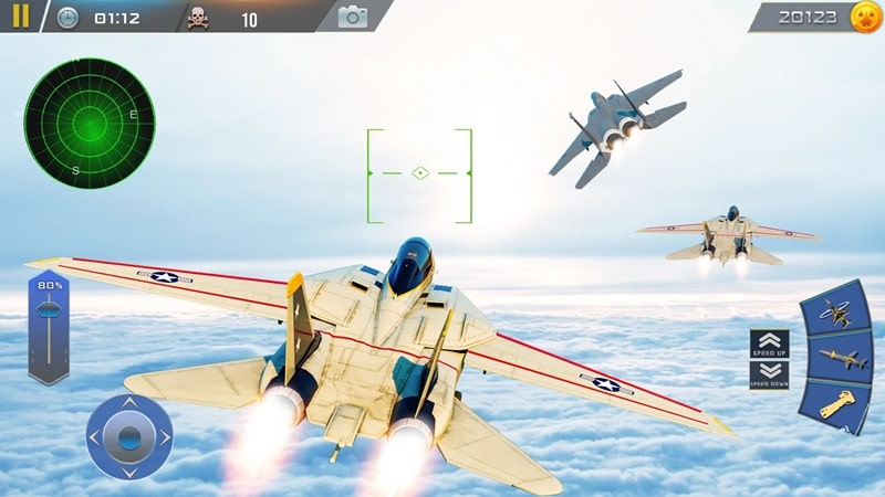 Fighter Jet Warfare Air Combat APK - screenshot 2